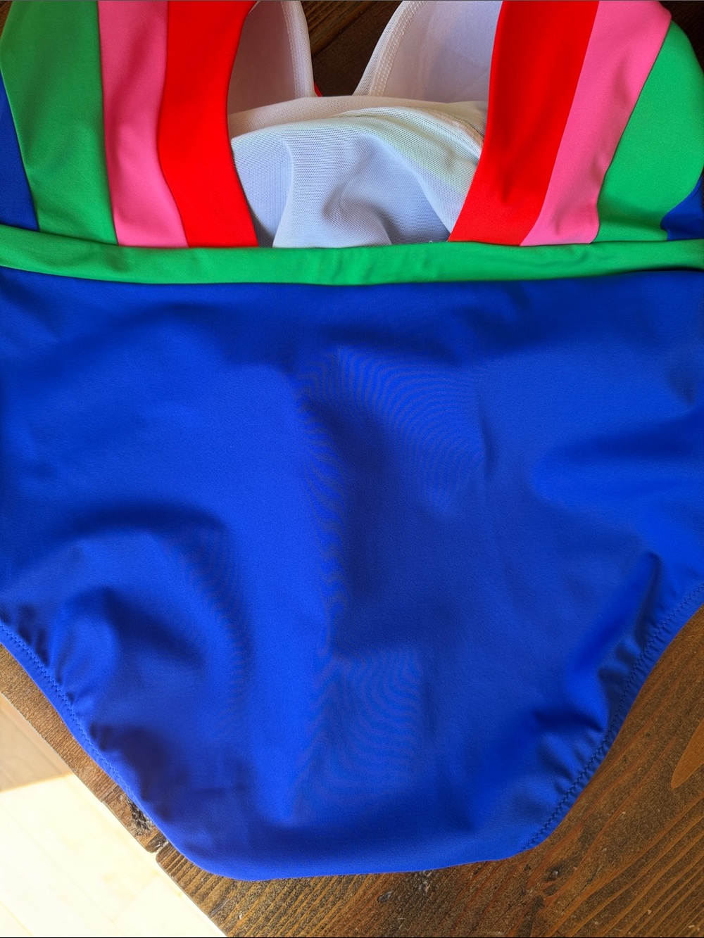 Boden Syros V Neck Swimsuit Multi Colorblock - Picture 13 of 13